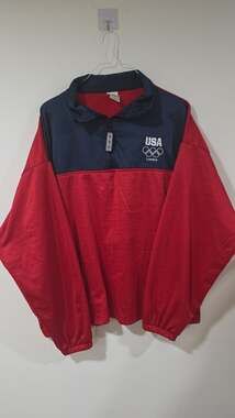 Vintage 2012 London Olympics Team USA 1/4 Zip Pullover Jacket XXXL